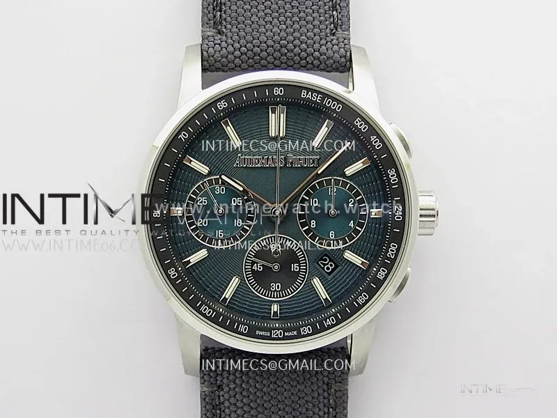 Code 11.59 Chrono 26393 SS OMF Best Edition Blue Dial on Blue Nylon Strap A4401