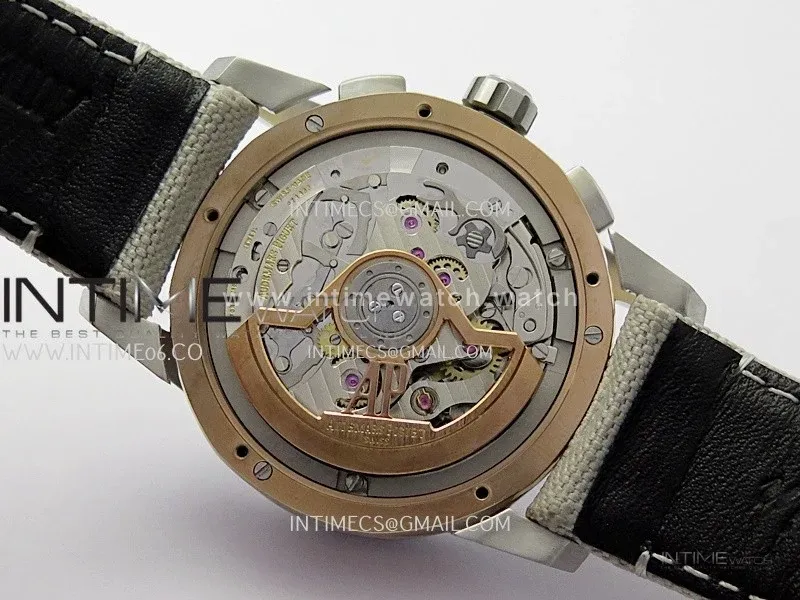 Code 11.59 Chrono 26393 SS/RG APPF Best Edition Silver Dial on Gray Nylon Strap A4401