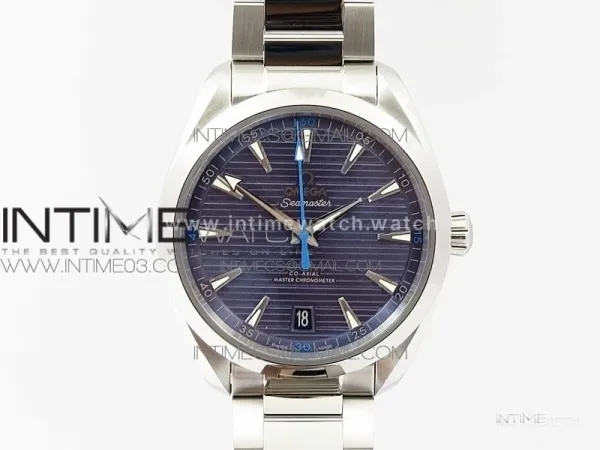 Aqua Terra 150M Master Chronometers VSF 1:1 Best Edition Light Blue Dial Blue Second Hand on SS Bracelet A8900 Super Clone