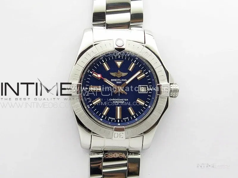 Avenger Automatic 43mm SS B50 Best Edition Blue Dial on SS Bracelet A2824