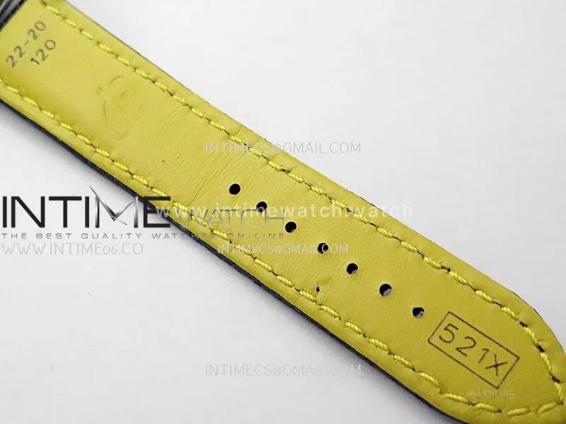 Avenger Automatic 43mm SS TF 1:1 Best Edition Blue Dial Stick Marker on Blue Nylon Strap A2824