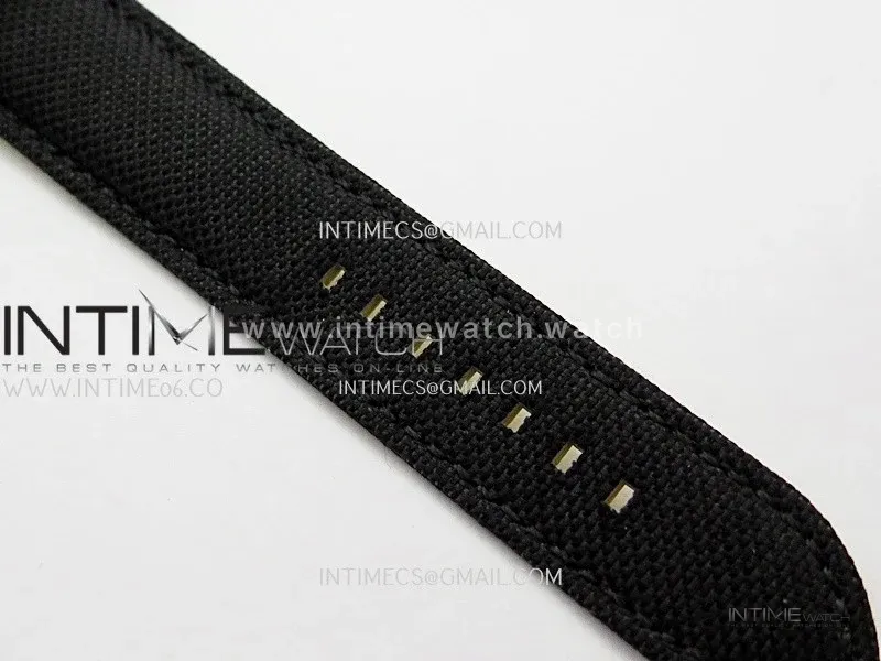 Avenger Chronometer 42mm GMT DLC BLSF 1:1 Best Version Black Dial On Black Nylon Strap A2836