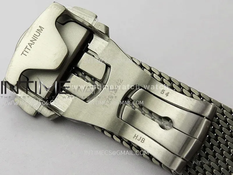 Seamaster 300 "No Time to Die" Titanium V7 VSF 1:1 Best Edition On Titanium Mesh Bracelet SA8806 Super Clone (Free Nato)