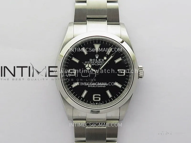 Explorer 124270 36mm 904L SS VSF 1:1 Best Edition Black Dial On 904L SS Bracelet VS3230