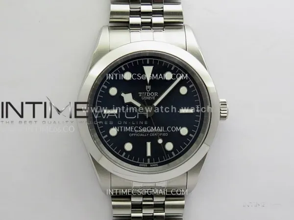 Black Bay 41mm SS HTF 1:1 Best Edition Blue Dial On SS Jubilee Bracelet Asian 5601