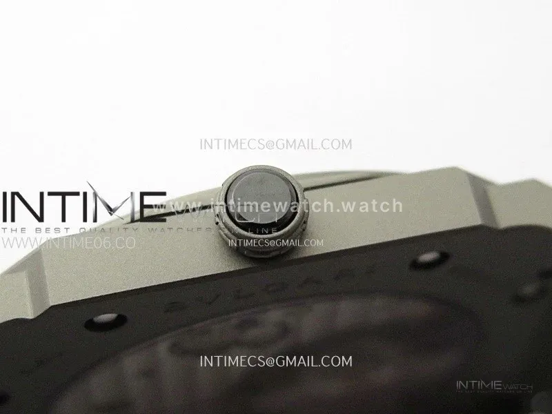 Octo Finissimo Satin-polished Ti BVF 1:1 Best Edition Gray Dial on Satin-polished Ti Bracelet Asian Micro Rotor Movement