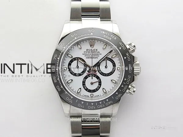 Daytona 116500LN 904L SS Case ZF 1:1 Best Edition White Dial On 904L SS Bracelet SH4130 (Free box)