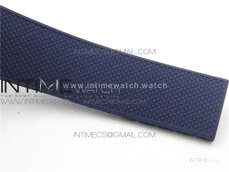 Conquest L3.840.4.56.6 Real Ceramic Bezel SS AF 1:1 Best Edition Blue dial On Rubber Strap A2824