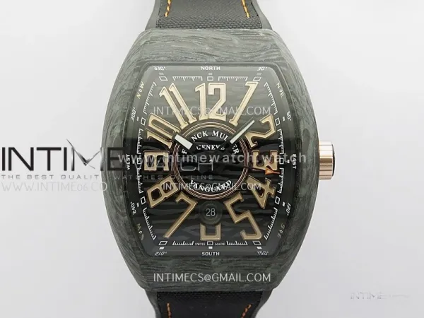Vanguard Racing Carbon V45 RG ABF Best Edition On Black Nylon Strap A2824