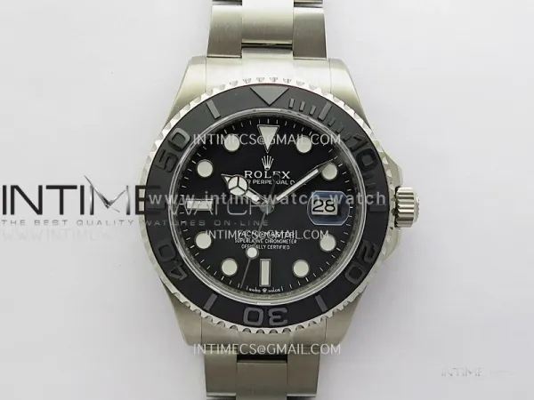 Yacht-Master 226627 Titanium B Factory 1:1 Best Edition Black Dial On Titanium Bracelet VR3235