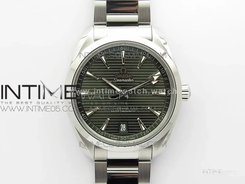 Aqua Terra 150m 41mm VSF 1:1 Best Edition Green Dial on SS Bracelet A8900 Super Clone