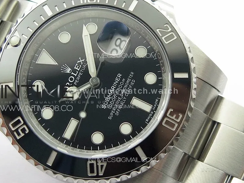 Submariner 116610LN 904L SS Case NTF 1:1 Best Edition Black Dial On 904L Bracelet SA3135