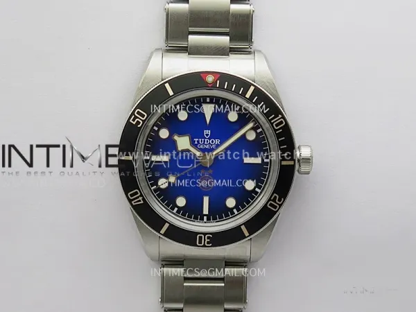 Heritage Black Bay M79030 Campioni D'Italia 39mm SS ZF 1:1 Best Edition Blue Ombre Dial On SS Bracelet A2824