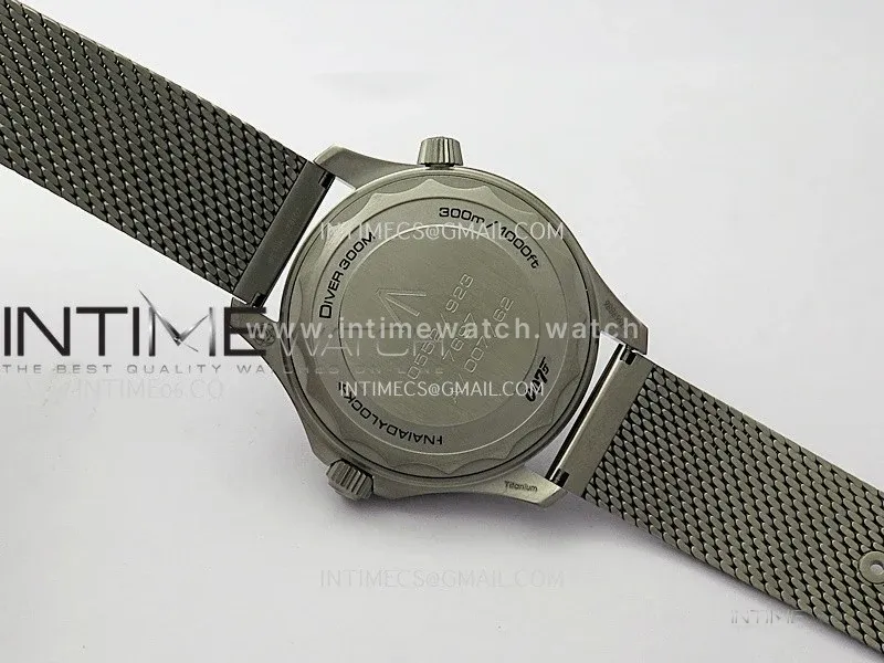 Seamaster 300 "No Time to Die" Titanium V7 VSF 1:1 Best Edition On Titanium Mesh Bracelet SA8806 Super Clone (Free Nato)