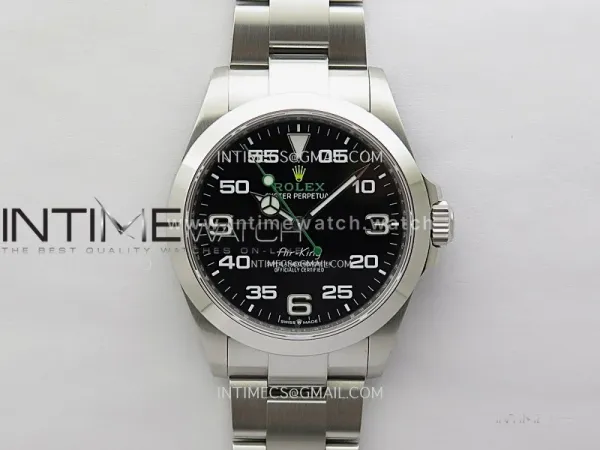 Air-King 126900 VSF 1:1 Best Edition 904L Steel Black Dial on SS Bracelet VS3230