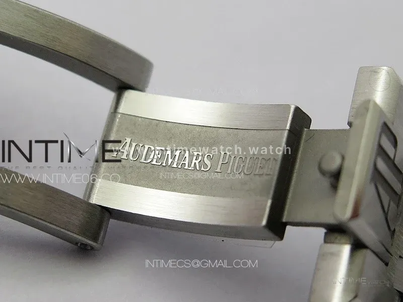 Royal Oak 41mm 15510 50th SS ZF 1:1 Best Edition Green Textured Dial on SS Bracelet A4302