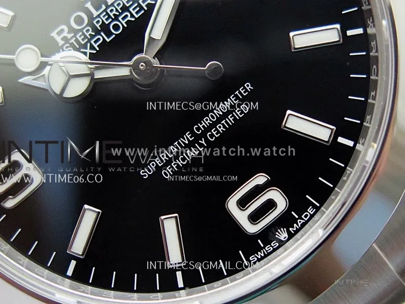 Explorer 224270 40mm 904L SS VSF 1:1 Best Edition Black Dial on 904L SS Bracelet VS3230