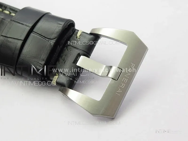 PAM1312 W TTF 1:1 Best Edition on Black Leather Strap P9010