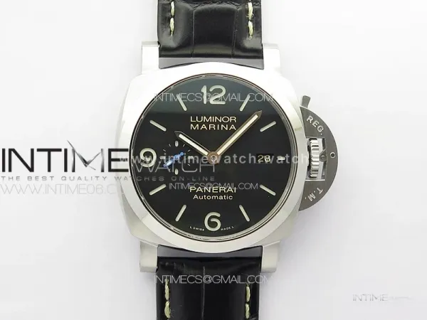 PAM1312 W TTF 1:1 Best Edition on Black Leather Strap P9010