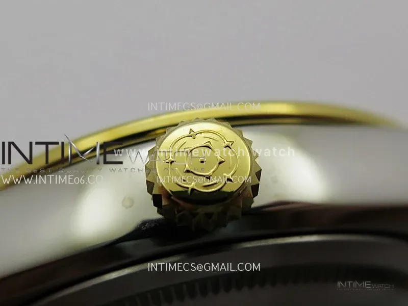 Black Bay 41mm SS/YG HTF 1:1 Best Edition Black Dial Diamond Marker On SS/YG Jubilee Bracelet Asian 5601