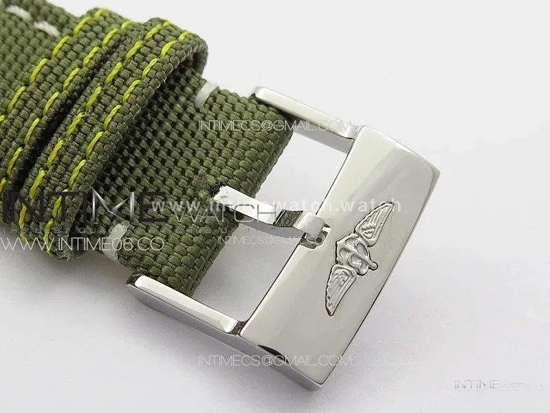 Avenger Automatic 43mm SS B50 Best Edition Green Dial on Green Nylon Strap A2824