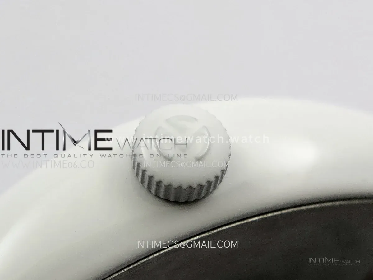 FM Casablanca White PVD ABF Summer Blue Dial On White Rubber Strap A23J