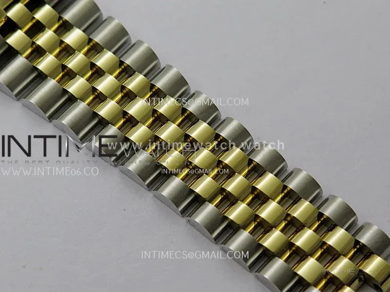 DateJust 126233 904L SS/YG JDF 1:1 Best Edition Black Dial Stick Markers on Jubilee SS/YG Bracelet
