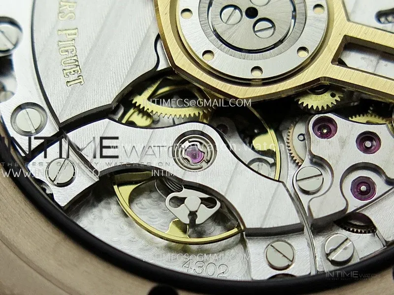 Royal Oak 15510 Gain Weight RG DDF 1:1 Best Edition Blue Dial On RG Bracelet Super Clone DD4302