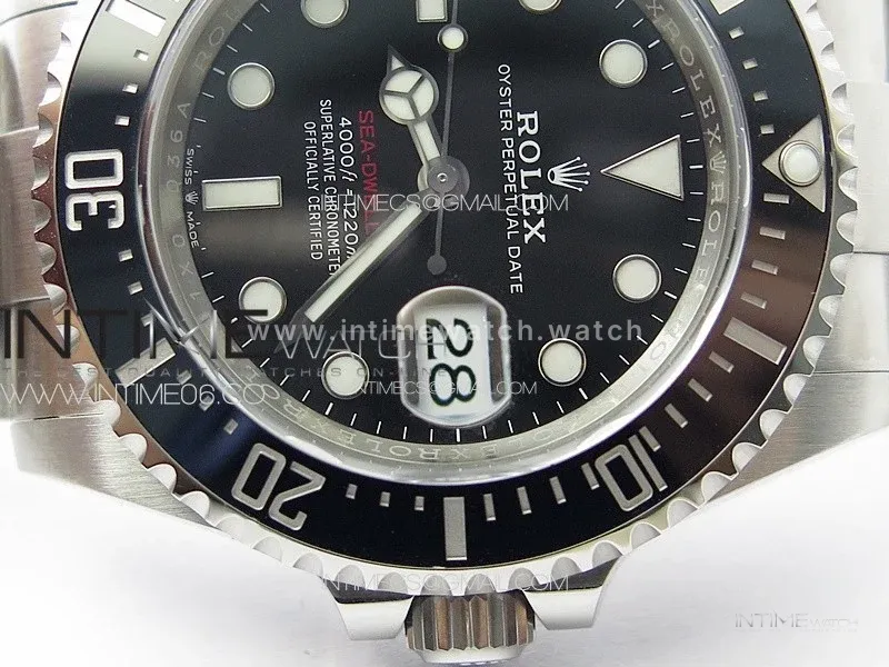 Sea-Dweller 126600 VSF 1:1 Best Edition Black Dial On 904L SS Case and Bracelet VS3235