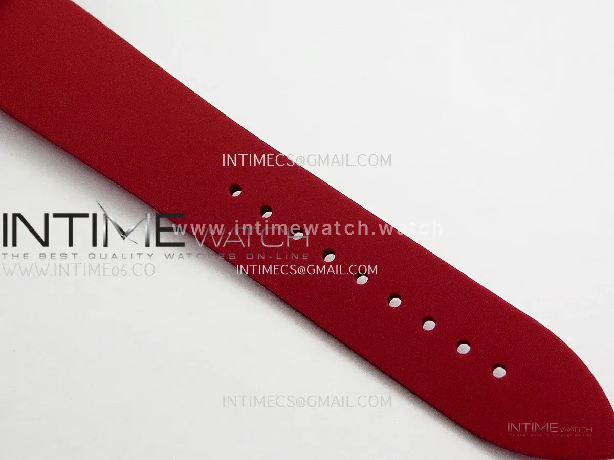 Crazy Hours Real Jumping Hour Red PVD ABF Red Dial On Red Rubber Strap A23J