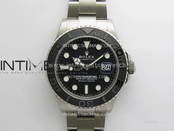 Yacht-Master 226627 Titanium Clean Plus 1:1 Best Edition Black Dial On Titanium Bracelet DD3235