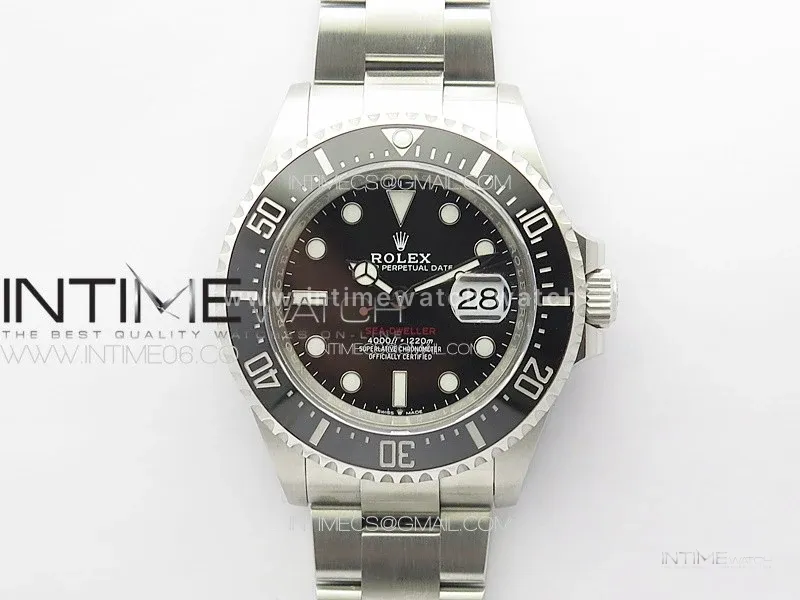 Sea-Dweller 126600 VSF 1:1 Best Edition Black Dial On 904L SS Case and Bracelet VS3235