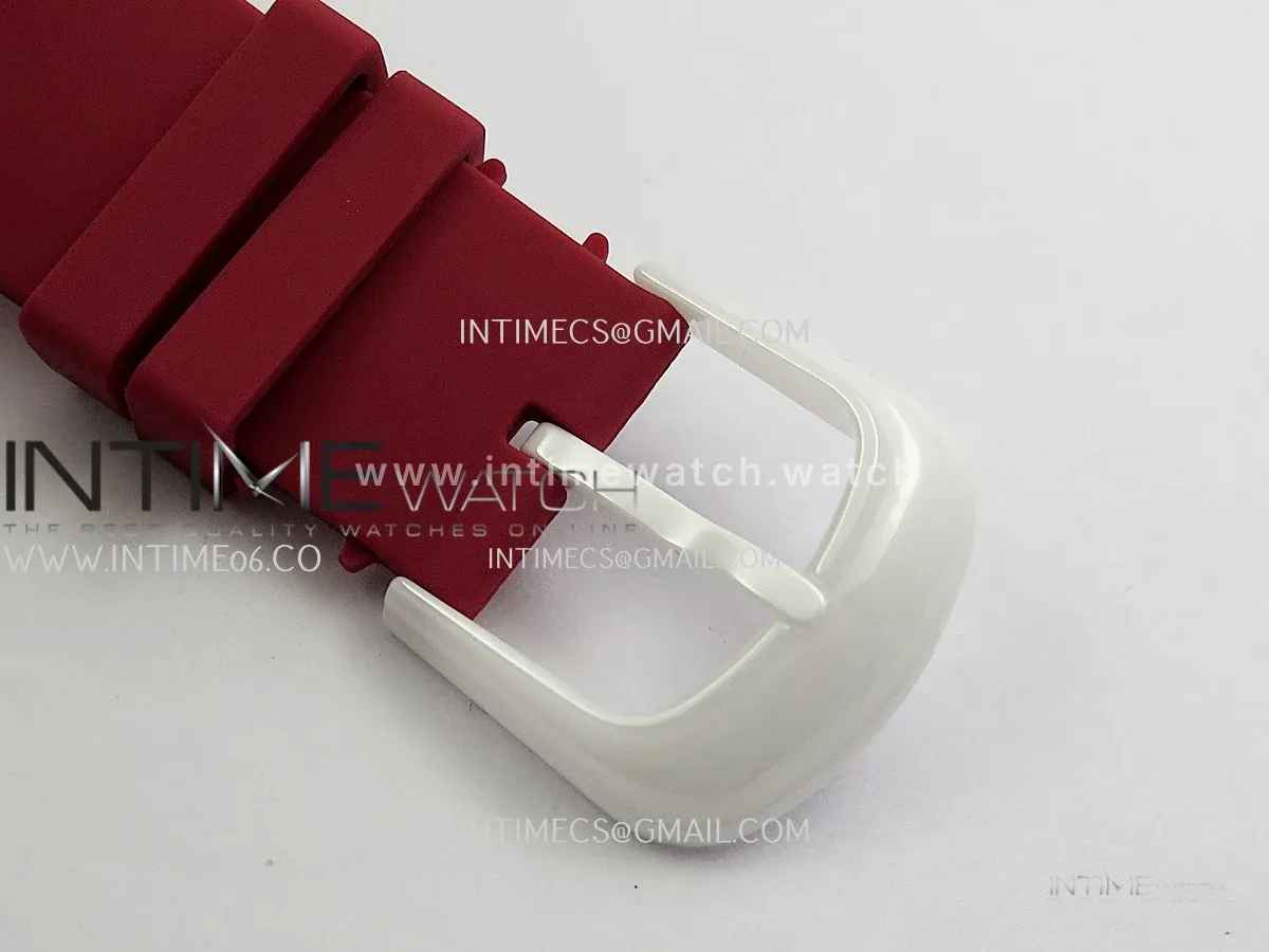 Crazy Hours Real Jumping Hour Red PVD ABF Red Dial On Red Rubber Strap A23J