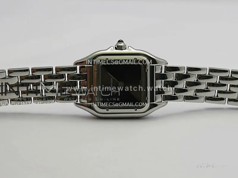 Panthère Secrete Ladies 22mm SS BBA 1:1 Best Edition Gray Ombre Dial On SS Bracelet Ronda Quartz
