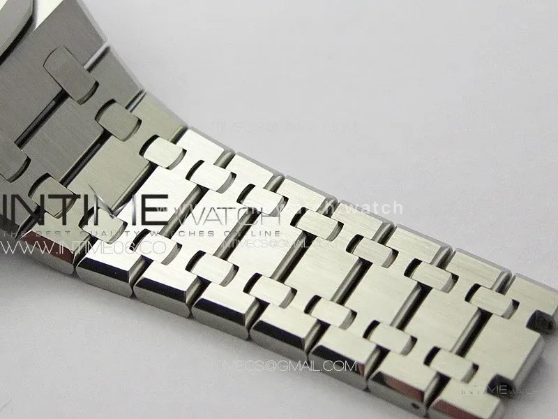 Royal Oak 41mm 15510 50th SS ZF 1:1 Best Edition Green Textured Dial on SS Bracelet A4302