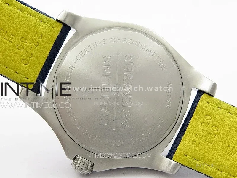 Avenger Automatic 43mm SS B50 Best Edition Blue Dial on Blue Nylon Strap A2824