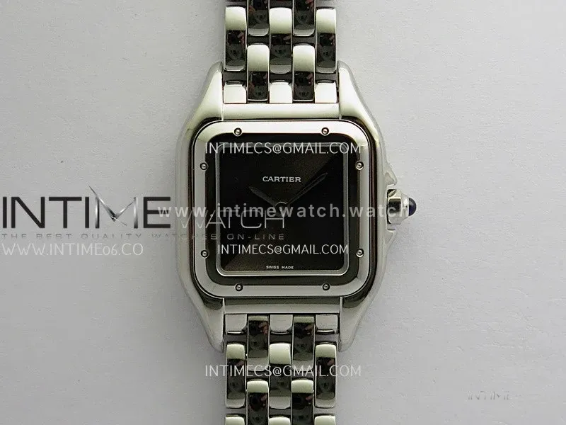 Panthère Secrete Ladies 22mm SS BBA 1:1 Best Edition Gray Ombre Dial On SS Bracelet Ronda Quartz