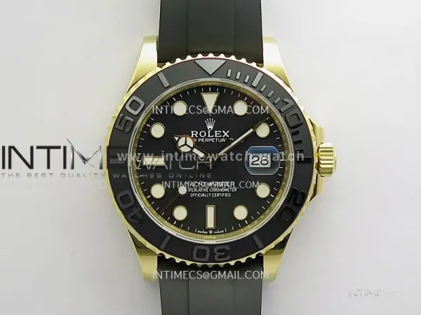 Yacht-Master 226658 Gain Weight 3WF 1:1 Best Edition Black Dial On Oysterflex Strap SH3235